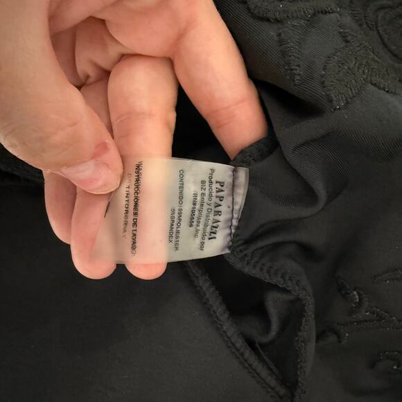 Vintage Y2K Vintage Paparazzi Black Velvet Embroidered Long Cardigan Sweater  M - Picture 5 of 7